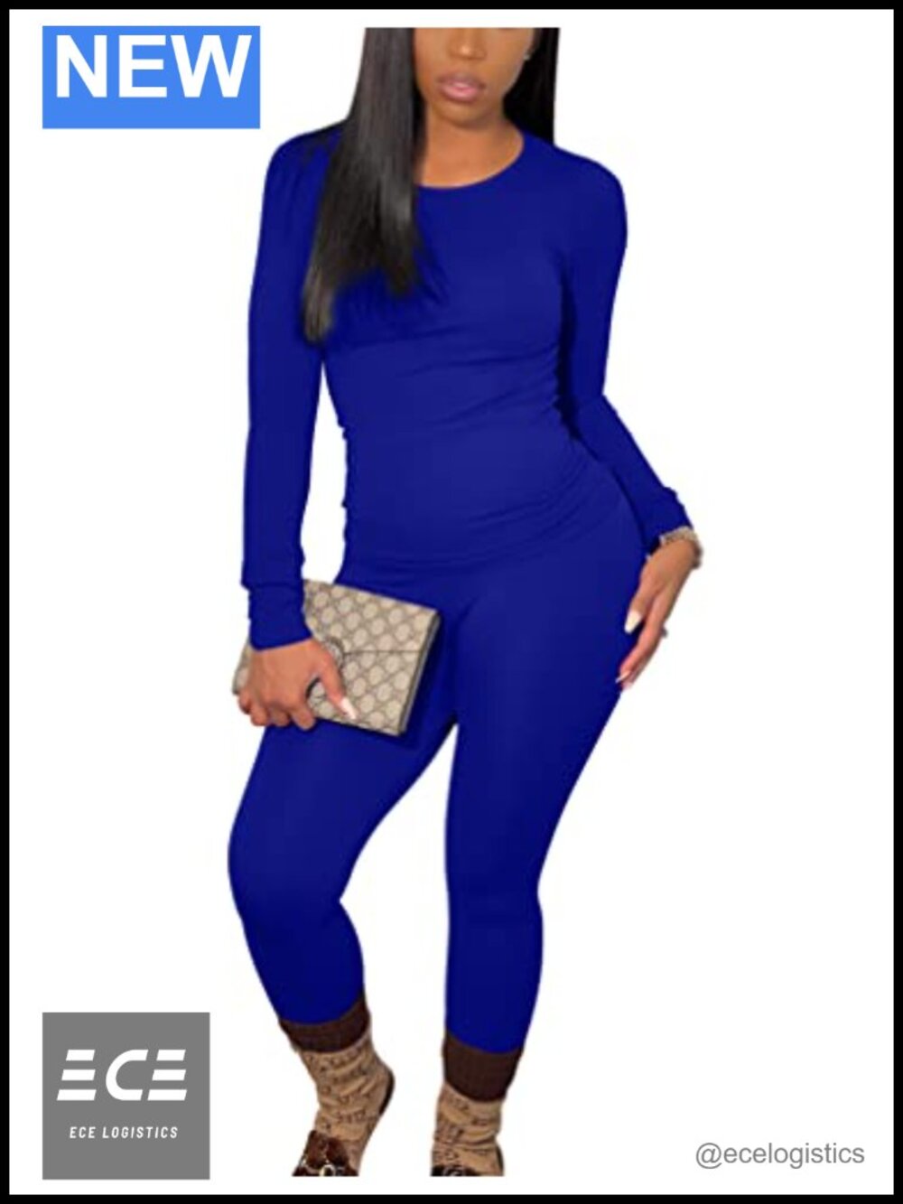 Women's 2 Piece Tracksuit Set Long Sleeve Top Leggings